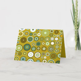 Green Dot Blank Card Karte