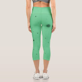 Green Dot Chaos Capri Leggings (Rückseite)