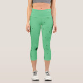 Green Dot Chaos Capri Leggings (Vorderseite)