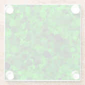 Green Dot Glass Untersetzer (Rückseite)