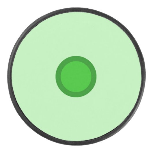 Green Dot Hockey Puck (Vorderseite)