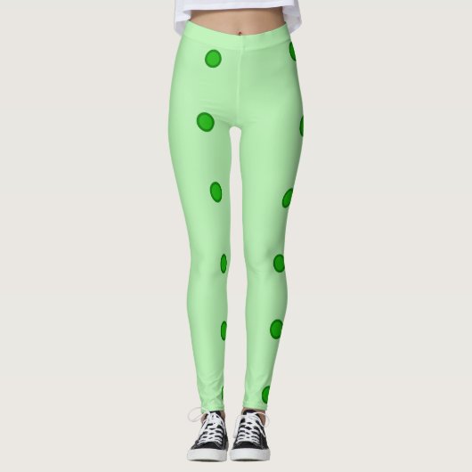 Green Dot Leggings (Vorderseite)
