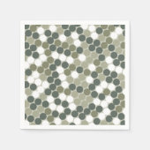Green dots retro serviette (Vorderseite)