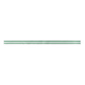 Green Double Stripe Ribbon Satinband (Vorderseite)