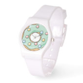 Green Doughnut Armbanduhr (Winkel)
