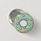 Green Doughnut Button (Vorne & Hinten)