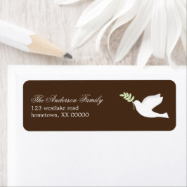 Green Dove Address Labels