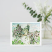 Green Downtown Postcard Postkarte (Stehend Vorderseite)