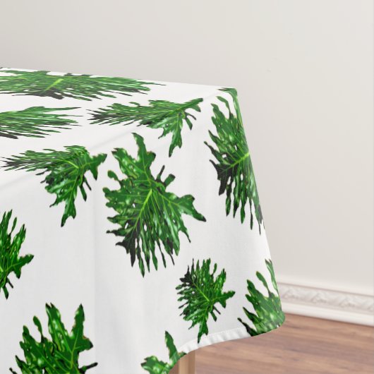 Green Dracaena Fern Blätter, Tablecloth Tischdecke (Beispiel)