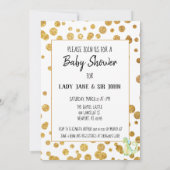 *~* Green Dragon - Baby Boy Baby Shower Einladung (Rückseite)