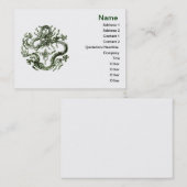 Green Dragon Business Card Visitenkarte (Vorne/Hinten)