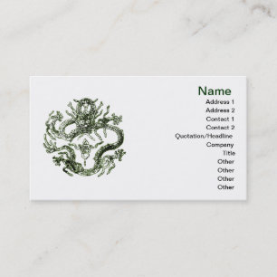 Green Dragon Business Card Visitenkarte