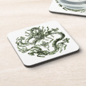 Green Dragon Cork Untersetzer (Linke Seite)