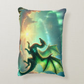 Green Dragon Dekokissen (Rückseite(Vertikal))