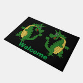 Green Dragon Design Doormat Fußmatte (Schrägansicht)