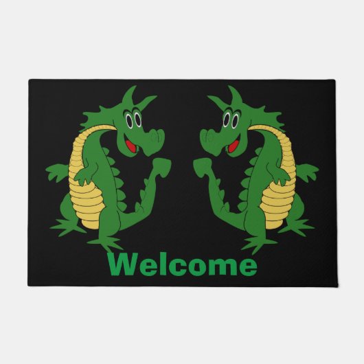 Green Dragon Design Doormat Fußmatte (Vorderseite)