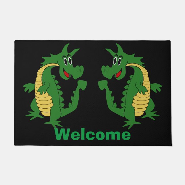 Green Dragon Design Doormat Fußmatte (Vorderseite)