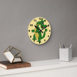 Green Dragon Design Runde Wanduhr