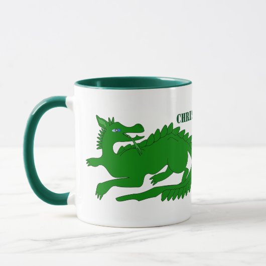 Green Dragon Design Tasse (Links)