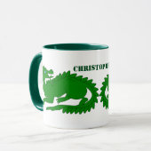 Green Dragon Design Tasse (Vorderseite Links)