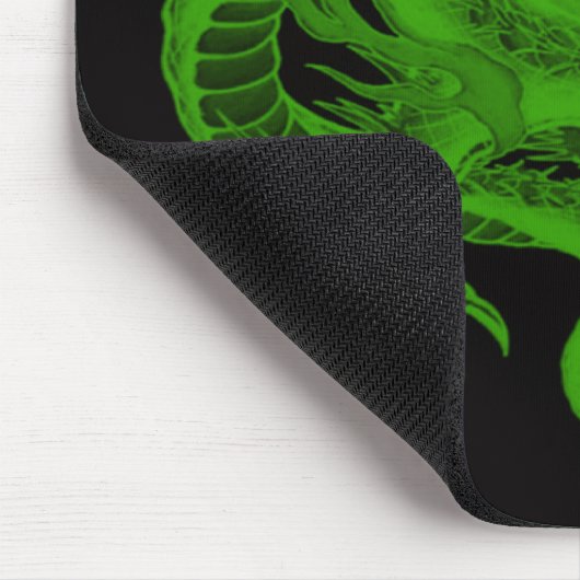 Green Dragon Draco Mouse Pad Mousepad (Ecke)