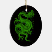 Green Dragon Draco Ornament (Rechts)