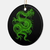 Green Dragon Draco Ornament (Links)