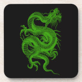 Green Dragon Draco Untersetzer (Vorderseite)