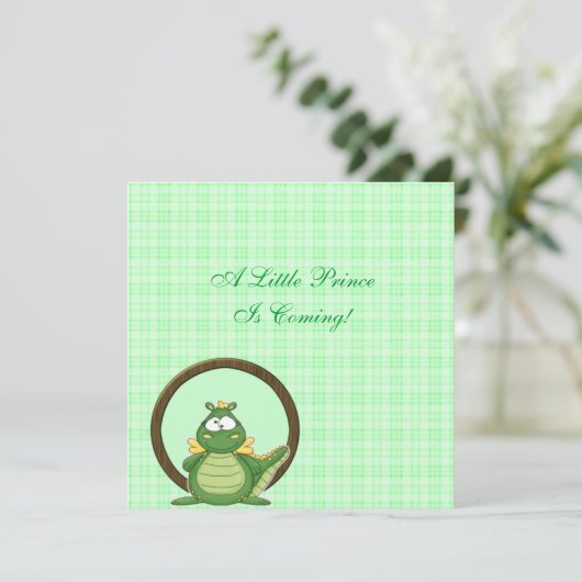 Green Dragon Einladung (Stehend Vorderseite)