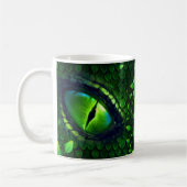 Green Dragon Eye Personalisiert Coffee Tasse, Cup Kaffeetasse (Links)