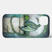 Green Dragon Faiasy Fantasy Art Artwork Fairies Case-Mate iPhone Hülle (Rückseite (Horizontal))