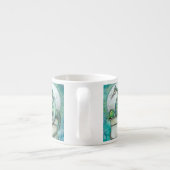 Green Dragon Fantasy Art Espressotasse (Rückseite)