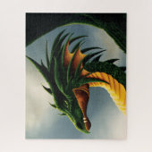 Green Dragon Fantasy Puzzle (Vertikal)