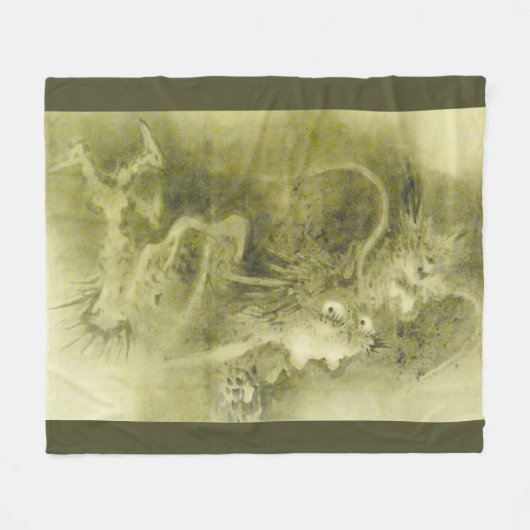 Green Dragon Fleecedecke (Vorderseite (Horizontal))