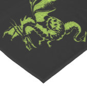 Green Dragon Kurzer Tischläufer (Ecke)