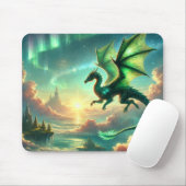 Green Dragon Mousepad (Mit Mouse)
