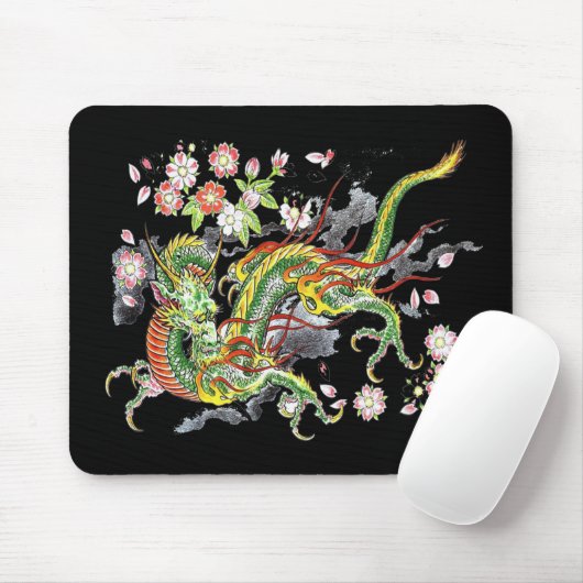 Green Dragon Mousepad III (Mit Mouse)