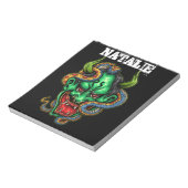 Green Dragon Notizblock (Rotiert)