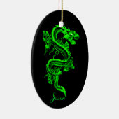 Green Dragon Ornament (Rechts)