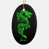Green Dragon Ornament (Links)