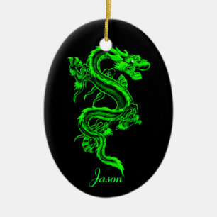 Green Dragon Ornament