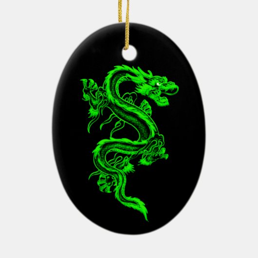 Green Dragon Ornament (Hinten)