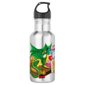 Green Dragon Pastry Koch Edelstahlflasche (Vorderseite)