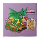 Green Dragon Pastry Koch Fliese (Vorderseite)