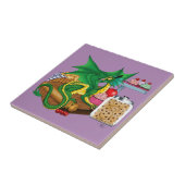 Green Dragon Pastry Koch Fliese (Seite)