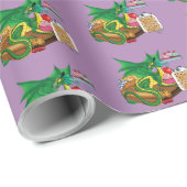 Green Dragon Pastry Koch Geschenkpapier (Rolleneckpunkt)
