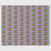 Green Dragon Pastry Koch Geschenkpapier (Flach)