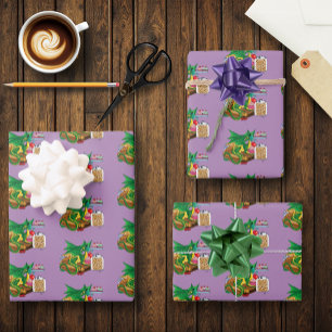 Green Dragon Pastry Koch Geschenkpapier Set