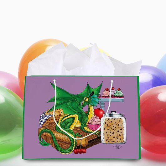 Green Dragon Pastry Koch Große Geschenktüte
