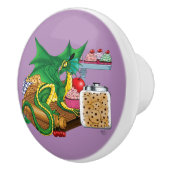 Green Dragon Pastry Koch Keramikknauf (Rechts)